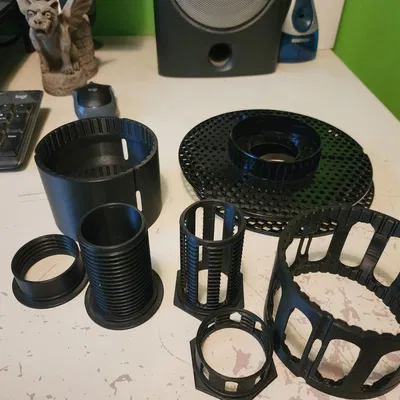 Bộ chuyển đổi Masterspool Prusament không cần keo, chất liệu tối thiểu có thể in hoàn toàn.