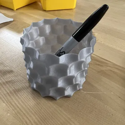 Chậu chống hình cầu với các cạnh được làm mềm