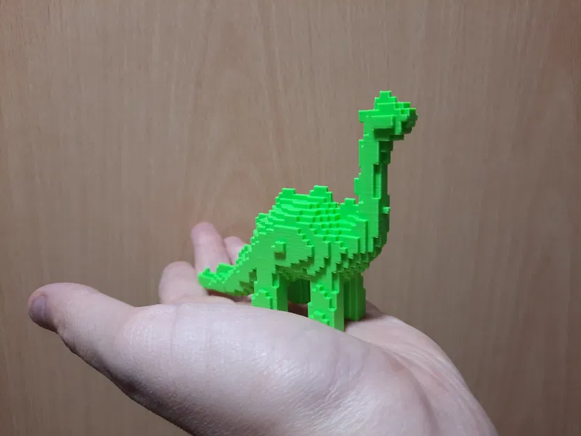 Khối hình khủng long cổ dài dễ thương - Image 1