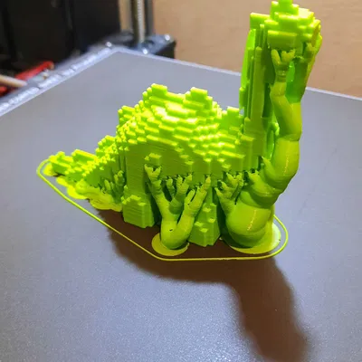 Khối hình khủng long cổ dài dễ thương