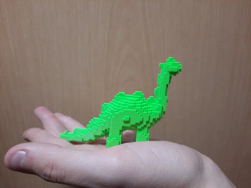 Khối hình khủng long cổ dài dễ thương - Image 4