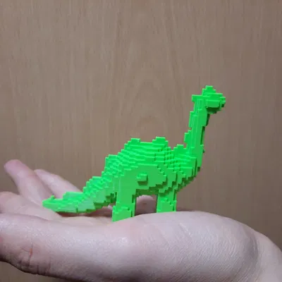 Khối hình khủng long cổ dài dễ thương