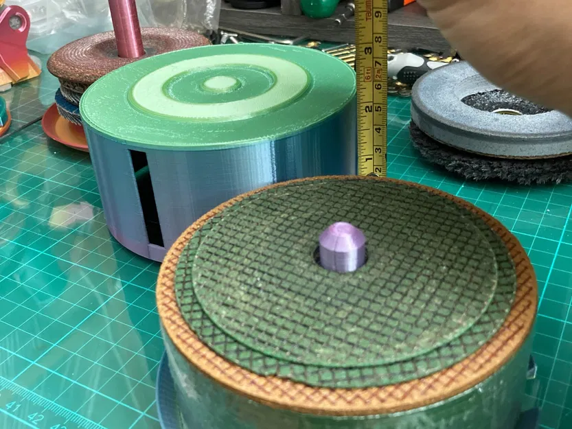 Hộp đựng đĩa cắt lưỡi mài 4 inch cao 2 inch - Image 1