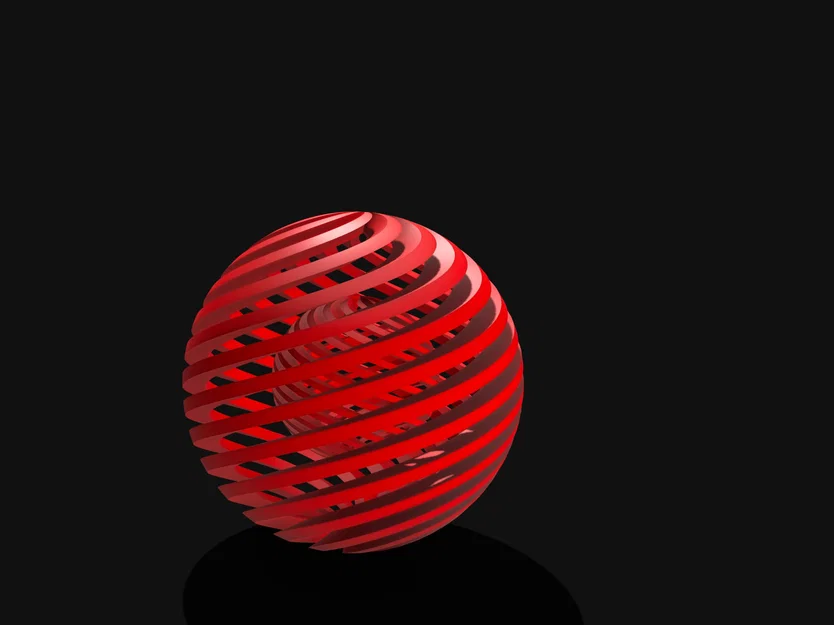 Quả cầu xoắn ốc khó in cho máy in 3D - Image 1