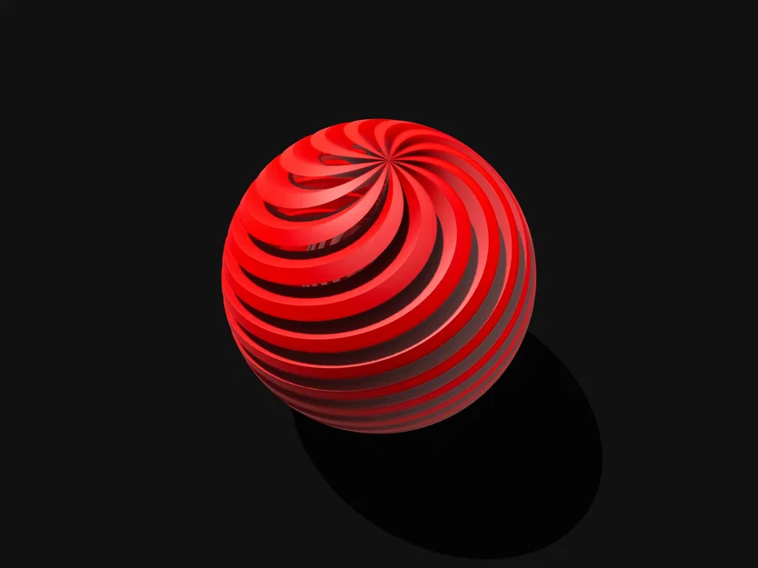 Quả cầu xoắn ốc khó in cho máy in 3D - Image 2