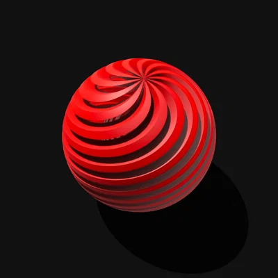Quả cầu xoắn ốc khó in cho máy in 3D