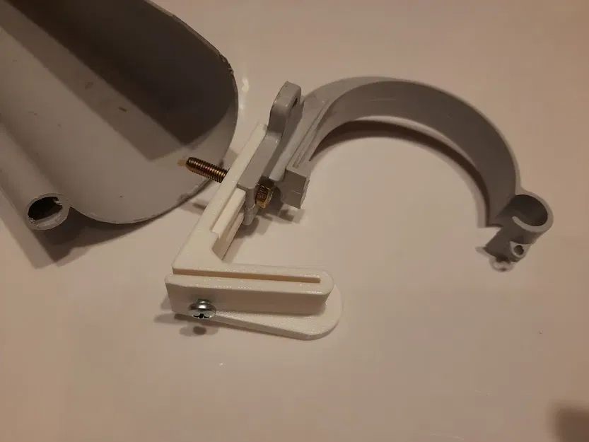 Bộ giá đỡ và kẹp cho máng nước nhựa nhỏ 50mm và 65mm - Image 13