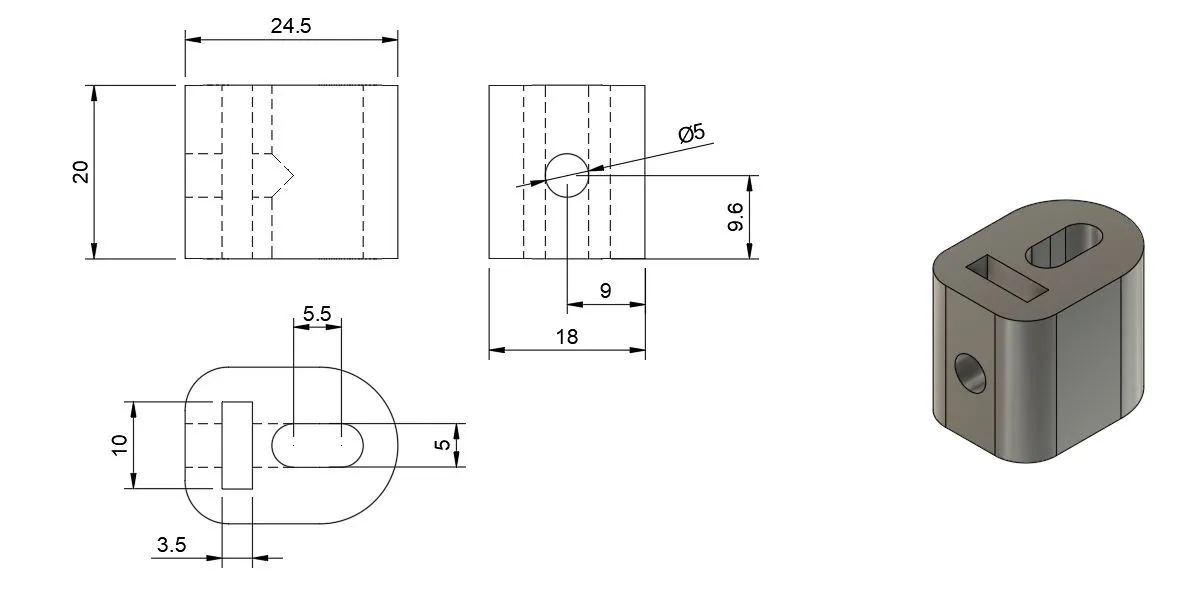 Kẹp cáp cơ bản cho cáp mạ vinyl - Image 4