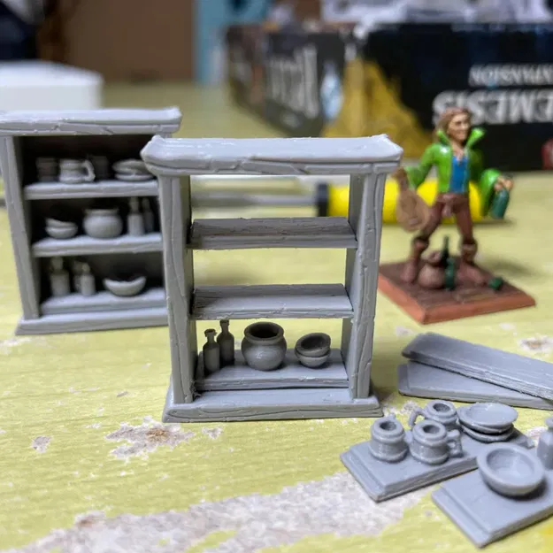 Giá sách và tủ đựng đồ cho trò chơi bàn - Image 7