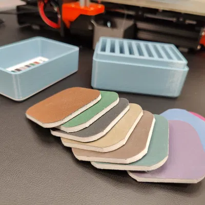 Hộp lưu trữ đệm chà nhám Micro-Mesh 2x2