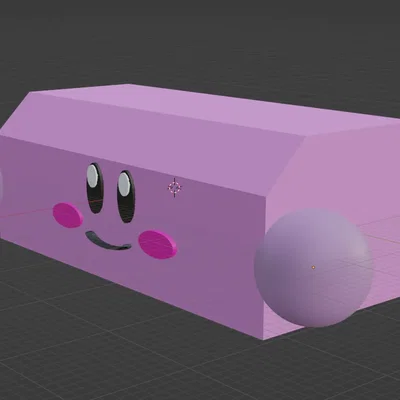 Nhân vật Curby độc đáo với thiết kế đường viền