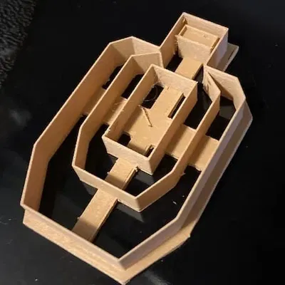 Khuôn bánh quy mục tiêu USPSA cho luyện tập dryfire