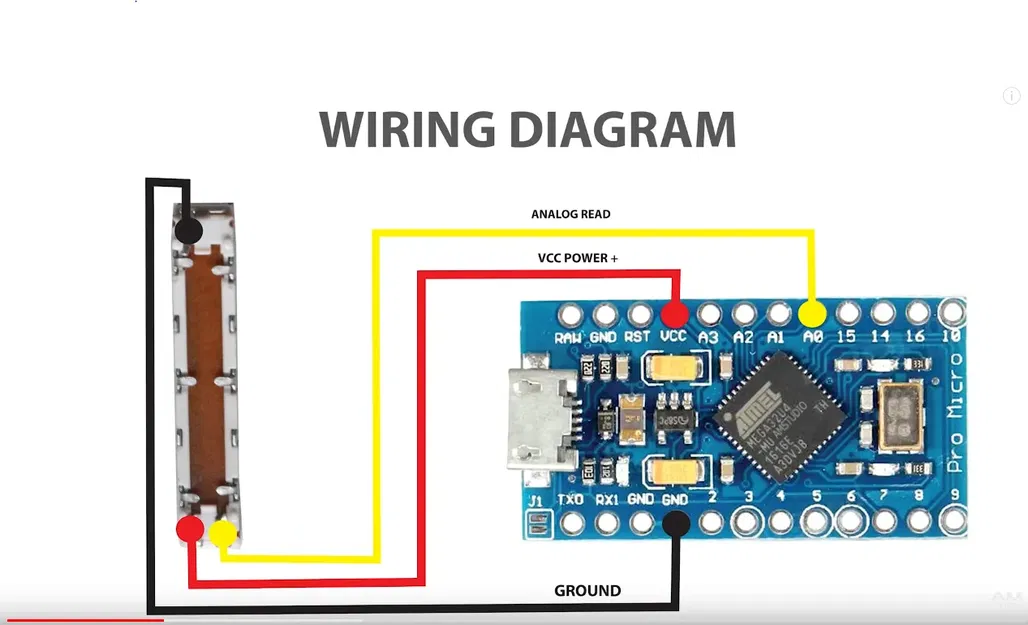 Bộ phanh tay Sim Racing V1 in 3D với Arduino và cảm biến potentiometer - Image 2