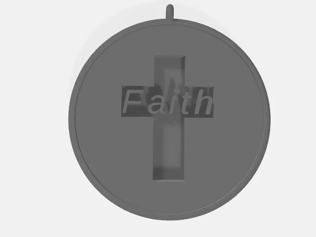 Mặt dây chuyền thánh giá biểu tượng đức tin - Image 2