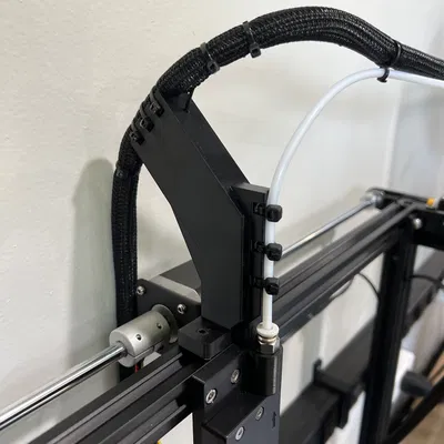 Hướng dẫn giá đỡ cáp và ống PTFE cho Ender 5 Plus