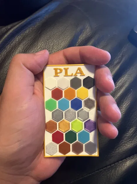 Thẻ mẫu filament - 25 mẫu trên mỗi thẻ - Image 1