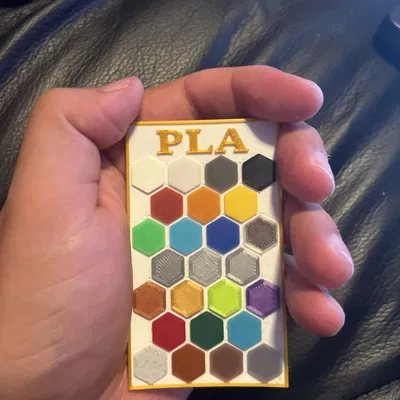 Thẻ mẫu filament - 25 mẫu trên mỗi thẻ