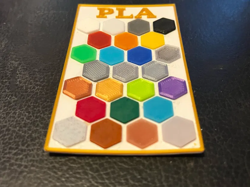 Thẻ mẫu filament - 25 mẫu trên mỗi thẻ - Image 2