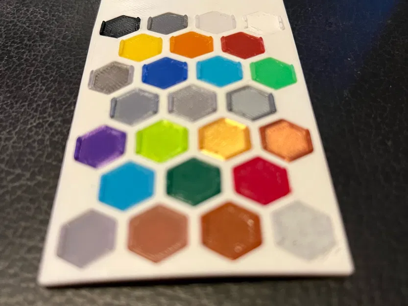 Thẻ mẫu filament - 25 mẫu trên mỗi thẻ - Image 4