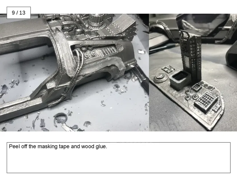 Xe DeLorean thời gian DIY với đèn LED - Image 13