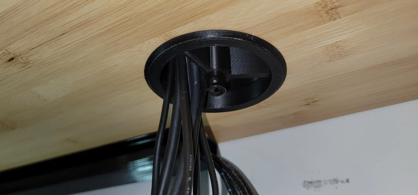 Đế cắm mic cho bàn làm việc với lỗ grommet - Image 2