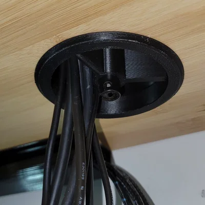 Đế cắm mic cho bàn làm việc với lỗ grommet