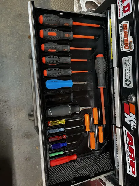 Khay đựng tua vít cho ngăn kéo hộp dụng cụ - Image 1