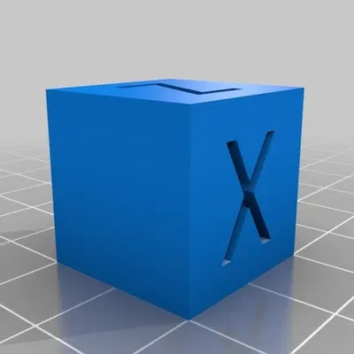 Khối lập phương hiệu chuẩn cho máy in 3D
