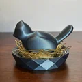 Giá đỡ kẹp giấy hình tổ chim độc đáo cho bàn làm việc - Thumbnail 1