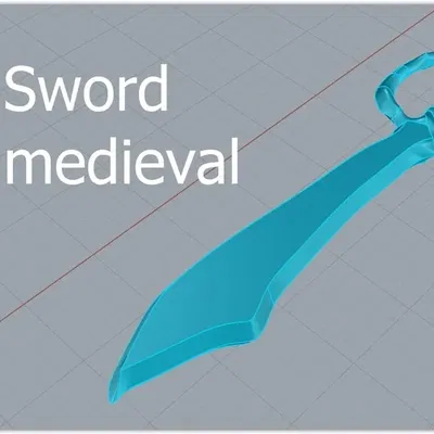 Kiếm thời trung cổ mô phỏng 3D