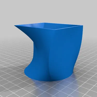 Bình nhỏ hình tròn, vuông và tam giác thiết kế loft