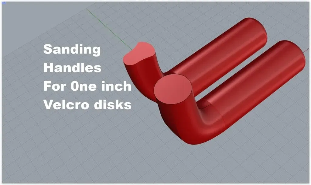 Cán cầm cho đĩa chà nhám velcro một inch - Image 2