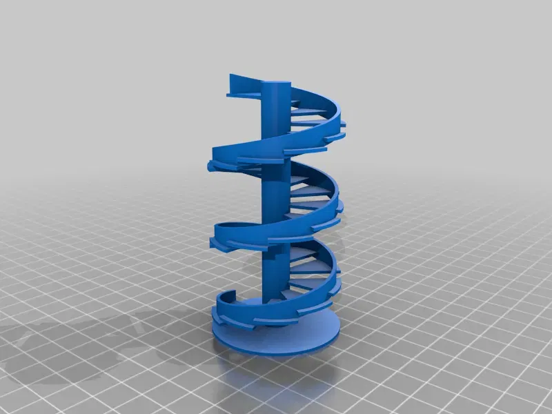 Cầu thang xoắn và cầu nối tỷ lệ HO - Image 5