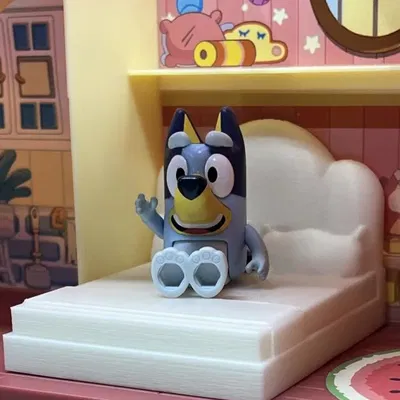 Giường lớn cho ngôi nhà chơi Bluey