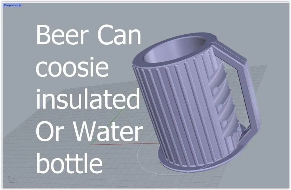 Vỏ giữ nhiệt bia có tay cầm phù hợp với chai nước 500ml - Image 1