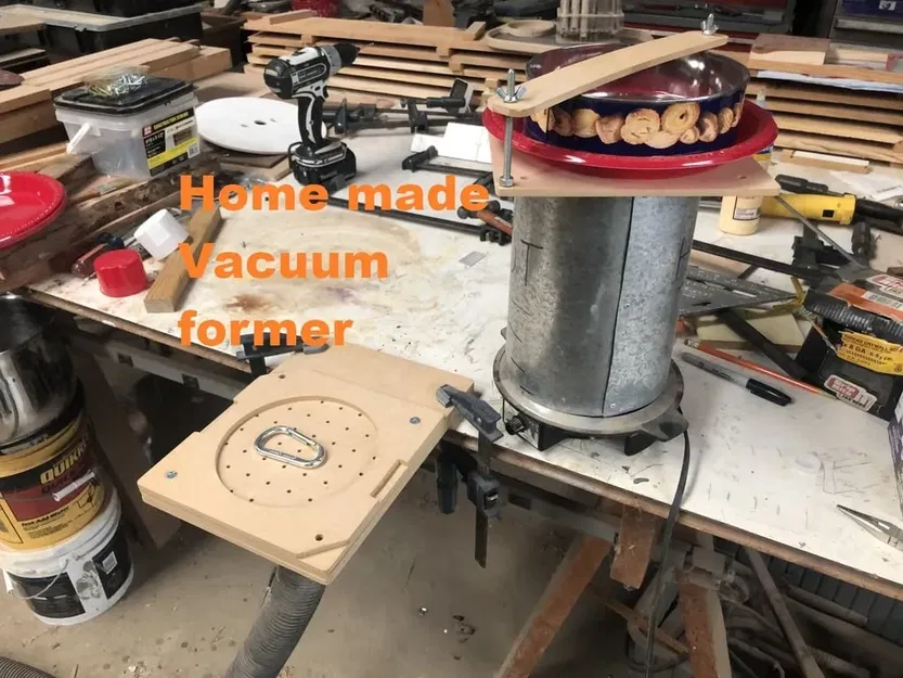 Bộ phận máy hút chân không tự chế cho cắt laser hoặc CNC - Image 1