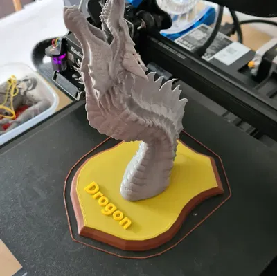 Bust rồng Drogon gắn tường độc đáo