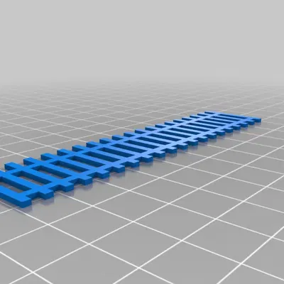 Rào chắn HO Scale với bảng hiệu