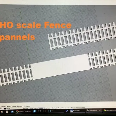 Rào chắn HO Scale với bảng hiệu