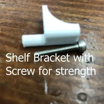 Giá đỡ kệ được gia cố với ốc vít 3mm x 20mm