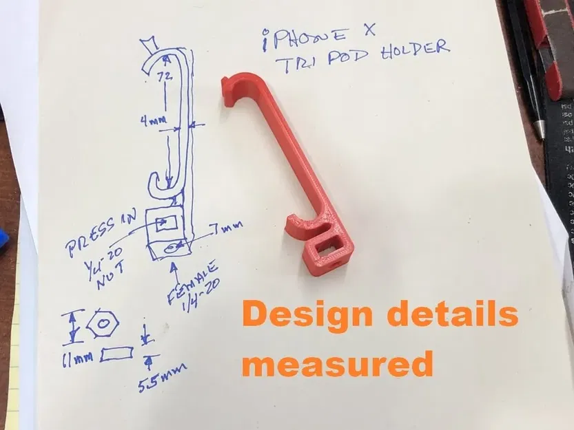 Giá đỡ điện thoại cho chân máy Iphone X - Image 2