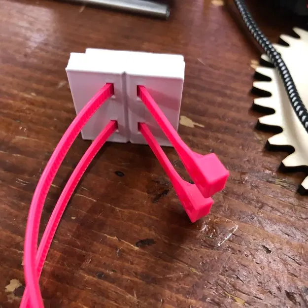 Giá đỡ lắp đặt với kênh Zip tie mù - Image 2