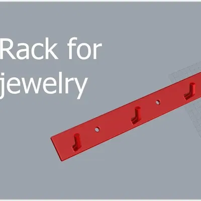 Giá treo với 4 móc cho đồ nhẹ