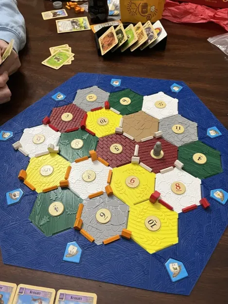 Hexes và biển cho trò chơi Settlers of Catan - Image 2