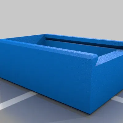 Hộp với nắp trượt cho tổ chức đồ dùng