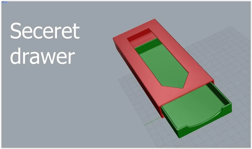 Ngăn kéo bí mật gắn bằng băng dính hai mặt - Image 2
