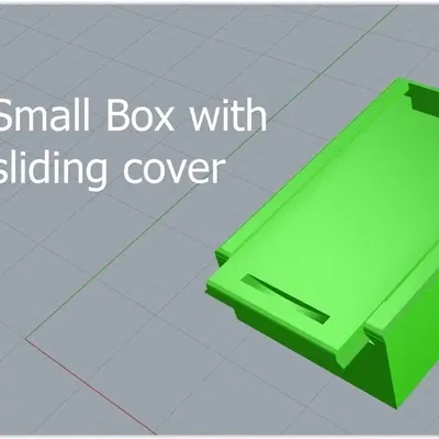 Hộp với nắp trượt cho tổ chức đồ dùng