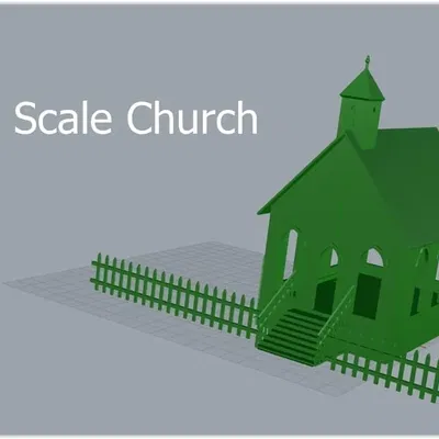 Nhà thờ quy mô HO cho mô hình tàu hỏa