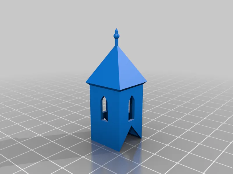 Nhà thờ quy mô HO cho mô hình tàu hỏa - Image 9