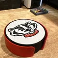 Đế lót ly UW-Madison với hình Bucky Badger và biểu tượng “W” - Thumbnail 2
